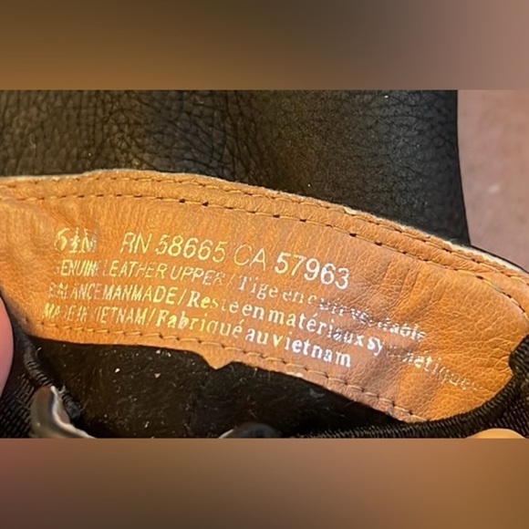 Nordstrom's Caslon Genuine Leather Ankle Boots w/Square Wood Heel Sz. 61/2. - Picture 10 of 10